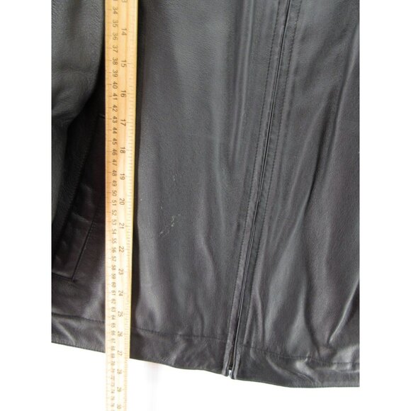 St Johns Bay Jacket Large Genuine Leather Bomber Insulated Heavy Duty* - Picture 5 of 12